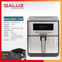 [CHÍNH HÃNG]  NỒI CHIÊN KHÔNG DẦU GALUZ G63, 7L 1700W, DUNG TÍCH SIÊU LƠN