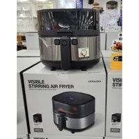 [Chính Hãng] Nồi chiên không dầu Lock&Lock Visible Stirring Air Fryer 7.2L - màu đen EJF596BLK