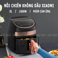 {Chính Hãng} Nồi Chiên Không Dầu Xiaomi Deerma DEM-KZ100 Phím Cảm Ứng Công Suất 1000W Dung Tích 3 Lít