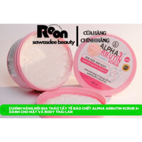 [CHÍNH HÃNG NỘI ĐỊA THÁI] TẨY TẾ BÀO CHẾT ALPHA ARBUTIN SCRUB 3+  DÀNH CHO MẶT VÀ BODY THÁI LAN