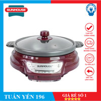 [Chính Hãng] Nồi Lẩu Điện Đa Năng 3.5L SUNHOUSE SH535L 1300W - Bảo hành 12 tháng