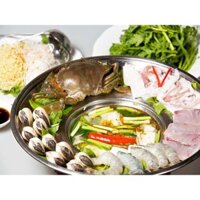 [CHÍNH HÃNG] Nồi lẩu sống lẩu nón lẩu vành 20cm Thaphafac inox 304, Vietcook inox 403 dùng được bếp từ bếp gas bếp cồn