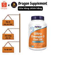 [Chính hãng] Now Ultra Omega-3 (180v) - Hỗ Trợ Sức Khỏe Mắt, Não Bộ, Tim Mạch