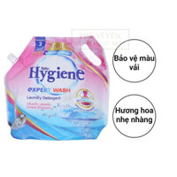(CHÍNH HÃNG) Nước giặt xả Hygiene hồng 1800ML hương hoa nhẹ nhàng,giữ màu bền vải