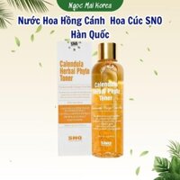 (CHÍNH HÃNG) Nước Hoa Hồng Cánh  Hoa Cúc SNO Hàn Quốc Lọ 200ml Calendula Herbal Phyto Toner