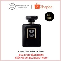 [CHÍNH HÃNG] Nước hoa nữ Chanel Coco Noir EDP 100ml, dầu thơm Chanel cao cấp quyến rũ, bí ẩn lưu hương lâu