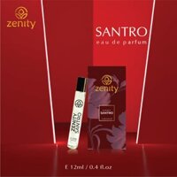 [Chính Hãng] Nước Hoa Tinh Dầu 12ml Zenity Hương SANTRO Hương Gốc Cô Cô – Chai Lăn Bi Sắt Lưu Hương 48H