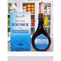 ✅[Chính hãng] Nước súc miệng BONI-SMOK 250ml làm thay đổi mùi vị của thuốc lá khi hút,giúp bạn từ bỏ thói quen hút thuốc