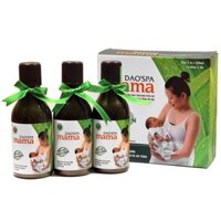 [Chính hãng] - Nước Tắm Sau Sinh Dao Spa Mama - Xông Tắm Sạch Sẽ Cho Bà Mẹ Sau Sinh – Hộp 3 chai 250ml