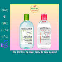 [CHÍNH HÃNG] Nước tẩy trang da thường, da dầu, da mụn, da nhạy cảm Bioderma (500 ml)