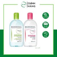 [CHÍNH HÃNG] Nước Tẩy Trang Bioderma Nắp Xanh, Hồng Dành Cho Da Dầu, Hỗn Hợp, Da Nhạy Cảm (500ml)