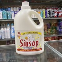 Chính hãng Nước xả vải Siusop 3x đậm đặc hương hoa thanh khiết can 3.6 lít