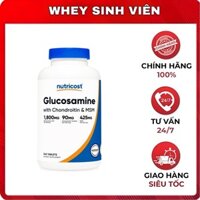 [Chính hãng] Nutricost Glucosamine 1800mg with Chondroitin & MSM 240v Hàm Lượng Cao 3in1 tại Whey Sinh Viên Hải Phòng