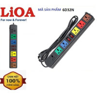 [CHÍNH HÃNG] Ổ Cắm Điện LiOA 6 Lỗ Kéo Dài 5m