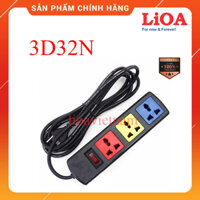 [CHÍNH HÃNG] Ổ cắm LiOA 3D32N 3 lỗ 3 ổ điện kéo dài 3m đa năng - LIOAVIETNAM