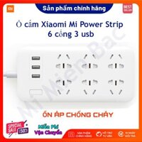 [CHÍNH HÃNG] Ổ cắm Xiaomi 6 cổng 3 usb Mi Power Strip - CXB61QM-1QM – BH 6 Tháng – Mi Miền Bắc