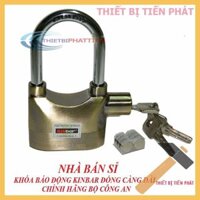 [CHÍNH HÃNG] Ổ Khóa Báo Động Chống Trộm KINBAR Đồng Thau Càng Dài Có Tem Bộ Công An Cao Cấp Hú Lớn