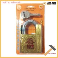 [CHÍNH HÃNG] Ổ Khóa Cửa VIỆT TIỆP Thần Tài Phong Thủy Cao Cấp, Chống Cắt 6 Phân No.01622, Thân Đồng Thau, An Toàn 4 Chìa