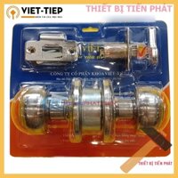 [CHÍNH HÃNG] Ổ Khóa Đấm, Ổ Khóa Cửa VIỆT TIỆP Tay Nắm Tròn 04207 Inox + CT3, Chuyên Khóa Phòng, Cửa Nhôm, Tolet