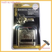 [CHÍNH HÃNG] Ổ Khóa Đĩa YETI Vuông Hợp Kim Kẽm Chịu Lực Nguyên Khối Chống Trộm Cao Cấp