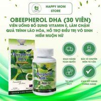 [Chính hãng] OBEEPHEROL DHA (30 VIÊN) - Viên uống bổ sung vitamin E, làm chậm quá trình lão hóa, bảo vệ sức khỏe