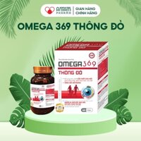 [Chính hãng] Omega 3.6.9 Thông Đỏ - Tăng Đề Kháng - Bổ Mắt Và Não Bộ - Hộp 1 lọ x 60 viên nang mềm