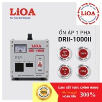 [CHÍNH HÃNG] Ổn áp LiOA 1KVA DRII-1000II dải 50V 1000VA 1000W 1KW Nhật Linh công suất nhỏ cho máy tính, tủ lạnh