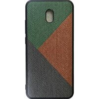 CHINH HANG Ốp lưng vải cứng viền dẻo Xiaomi Redmi 8A