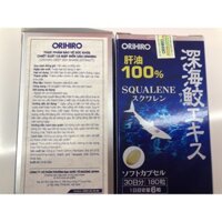 [Chính hãng Orihiro]Viên Uống Sụn Vi Cá Mập ORIHIRO SQALENE 360v ( Chiết xuất cá mập biển sâu Orihiro Nhật Bản)