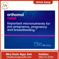 CHÍNH HÃNG] Orthomol Natal nhập khẩu từ Đức - bổ sung vitamin và dưỡng chất cho bà bầu - Nhà thuốc Ngọc Anh