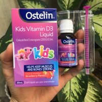 [CHÍNH HÃNG] Ostelin  Kids Vitamin D3 Liquid & Infant Vitamin D3 Drop