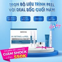 [CHÍNH HÃNG] Peel Da Vi Tảo mix Retinol Mocha, Tặng serum B5 cấp ẩm, kem face dưỡng da và sửa rửa mặt