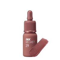 (CHÍNH HÃNG) [Peripera] [Ra mắt màu mới] Ink Velvet MÀU 29 (Son tông màu, kết cấu nhung, Son Tint lâu trôi)