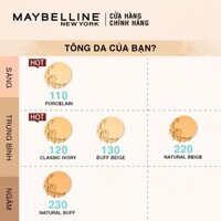 Chính hãng Phấn Phủ Mịn Nhẹ Kiềm Dầu Fit Me Matte Poreless Powder Maybelline New York