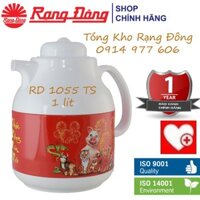 [CHÍNH HÃNG] Phích Đựng Nước Nóng, Pha Trà Rạng Đông 1 lít- Bảo Hành 1 Năm - Model: RD 1055 TS