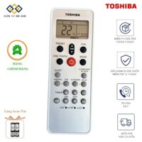 [CHÍNH HÃNG PHÍM ÊM NHẠY] Điều khiển ĐIỀU HÒA TOSSHIBA MẶT TÍM - mpi Fullbox TẶNG PIN
