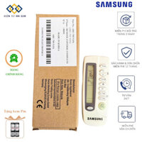 [CHÍNH HÃNG PHÍM ÊM NHẠY] Điều khiển ĐIỀU HÒA SAMSUNG 2 chiều MÀN HÌNH DÀI MỚI Fullbox TẶNG PIN