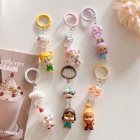 Chính Hãng POP MART Phiên Bản Ngắn Labububupu Điện Thoại Di Động Dây Bảo Vệ Vỏ Dây Đeo Cổ Tay Dây Khóa Vòng Có Thể Tháo Rời Dây Xích Túi Máy Ảnh Móc Treo
