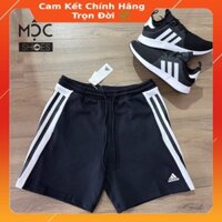 [CHÍNH HÃNG] Quần đùi short Adidas 3 sọc Future Icons màu Đen sọc Trắng - Code: HK4554