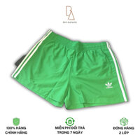 Chính Hãng Quần Short Adidas Adicolor 3 Sọc Xanh Lá IM1158 shop Binh Authentic VN