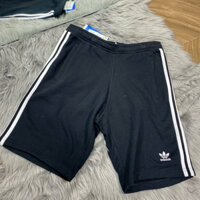 Chính Hãng Quần Short Adidas Sweater Đen Sọc Trắng DH5798 shop Binh Authentic VN