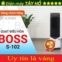 [CHÍNH HÃNG] Quạt điều hoà làm mát không khí BOSS S102 - xuất xứ Thương hiệu Nhật Bản