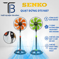 (CHÍNH HÃNG) Quạt Đứng Thân Sắt F32 Senko DTS1607 CHẮC CHẮN - 7 CÁNH NHỰA LÀM MÁT NHANH