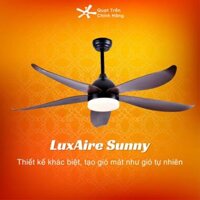 [CHÍNH HÃNG] Quạt trần 5 cánh LuxAire-Eco Sunny (Trần thạch cao KH mua thêm bộ phụ kiện ty treo trần thạch cao)