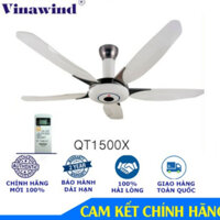 [Chính Hãng] Quạt Trần 5 cánh Vinawind QT1500X-Điện Cơ Thống Nhất Có điều Khiển từ xa