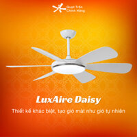 [CHÍNH HÃNG] Quạt trần trang trí phòng khách LuxAire-Eco Daisy (Trần thạch cao KH mua thêm bộ ty treo trần TC)