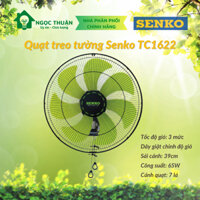 [Chính hãng] Quạt treo tường công nghiệp Senko TC1622 65W sải cánh 39cm Fan QuạT