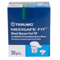 [CHÍNH HÃNG] Que thử đường huyết Terumo Medisafe Fit C  Hộp 30 que, cho máy test tiểu đường Terumo Fit C ( Nhật Bản)