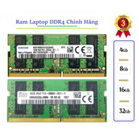 {Chính Hãng} Ram Laptop DDR4 4GB 8GB 16GB Bus 2133 2400 2666 3200MHz Samsung Hynix Kingston Micron