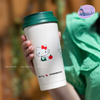 [Chính Hãng - Restock 2025] STARBUCKS TAIWAN LY ELMA GIỮ NHIỆT HELLO KITTY SS TUMBLER 473ML GOBLIN & MERMAID